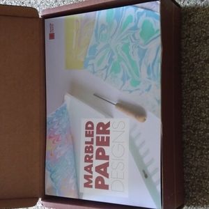 New! Marbled Paper Designs Craft Kit by KiwiCo Maker Crate! New!
